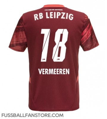 RB Leipzig Arthur Vermeeren #18 Replik Auswärtstrikot 2024-25 Kurzarm